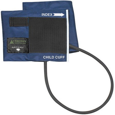 Veridian Healthcare Blue Nylon Cuff with 1-Tube Bladder, Child