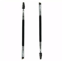 SMTSMT Bamboo Handle Double Eyebrow Brush + Eyebrow Comb