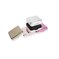 PaZinger Mini Simple Contact Lens Travel Case Box Container Kit Set Holder With Mirror