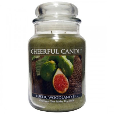 A Cheerful Candle CC34 RUSTIC WOODLAND FIG 24OZ - Pack of 2