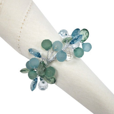 Kemp & Beatley Coastal Sparkle Napkin Ring One Size