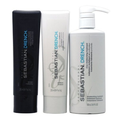 Sebastian Professional Sebastian Drench Moisturizing Shampoo & Conditioner 250 Ml + Treatment 500 Ml by sebastian
