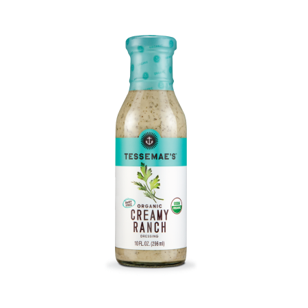 Tessemae's Llc Organic Creamy Ranch Dressing, 10 fl oz