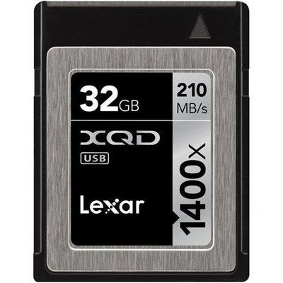 Lexar 32GB Professional 1400x XQD 2.0 Memory Card, Up to 210MB/s Read Speed and Up to 80MB/s Write Speed