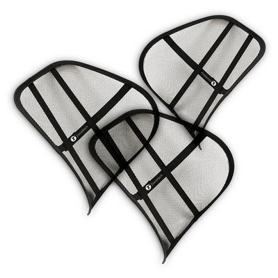 Zone Tech Mesh Massage Lumbar Support-3 Pack