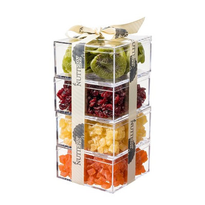 The Nuttery Ny The Nuttery Premium Dried Fruit Gourmet Gift Tower ~ Kiwi ~ Cranberry ~ Pineapple ~ Papaya