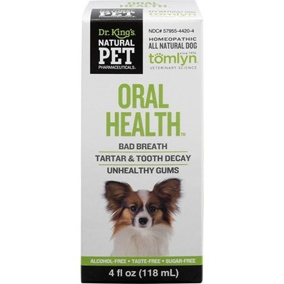 Oral Health for Dog KingBio Natural Pet 4 oz Liquid