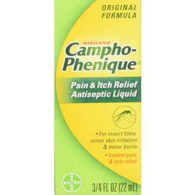 4 Pack - Campho-Phenique Pain Relieving Antiseptic Liquid, 0.75oz Each