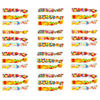 No Crease Hair Ties for Little Girls – Cute Candy Printed Ponytail Holders (36 Pack) | Colorful Hair Bands Ribbons Accessories for Kids - Elastic Stretchy | Great Party Favors Birthday Gift Idea