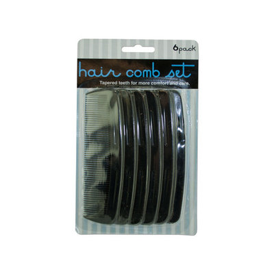Black Hair Comb Set (Lot of 24)