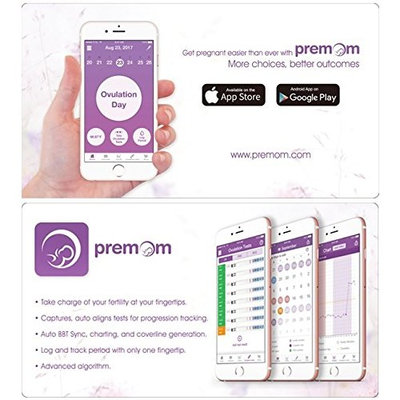 Easy@Home 2 Pregnancy Test Sticks in Bulk - hCG Midstream Tests, Powered by Premom Ovulation Predictor iOS and Android App