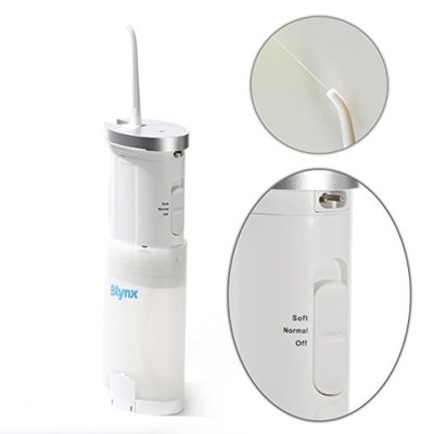 Blynx HydroClean Deep Cleaning Oral Irrigator Power Flosser with 2 Nozzles - Portable / Travel Size