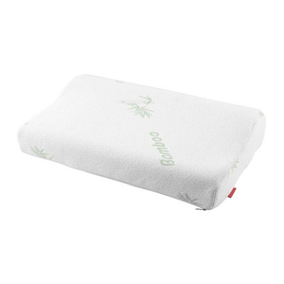 White 30 X 50Cm Sleep Polyester Fiber Slow Rebound Memory Foam Pillow Health Care