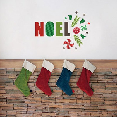 Trendy Peas Noel Fabric Wall Decal