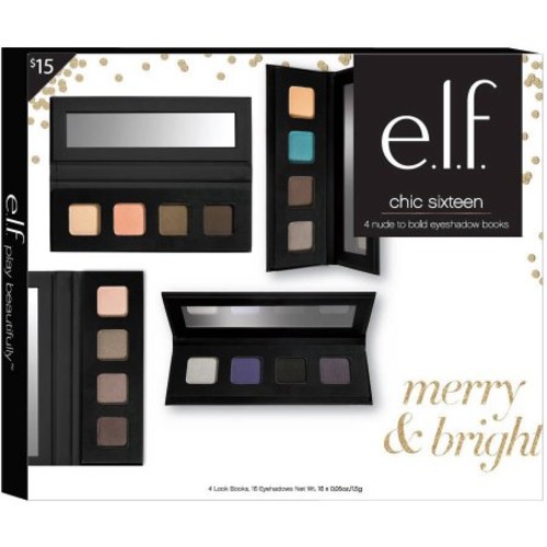 e.l.f. Chic Sixteen Nude to Bold Eyeshadow Books