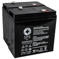 SPS Brand 6V 42Ah Replacement for Chloride ELU10500B200 ( 2 PACK)