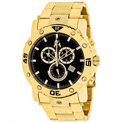 Jivago Men's Titan Watch Swiss Parts Quartz Mineral Crystal JV9124XL