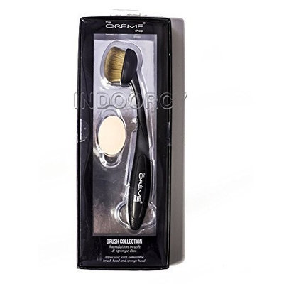 the Creme shop Brush Collection Foundation Brush Sponge Duo by The Creme Shop