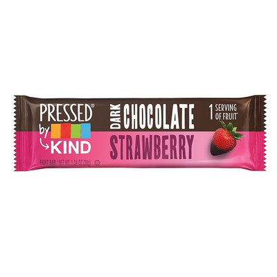 Pressed by KIND Fruit Bars, Dark Chocolate Strawberry, No Sugar Added, Non GMO, Gluten Free, 1.34oz Sample