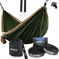 Bigfoot Outdoor Products ErgaLogik Camping Hammock (Brown/Dark Green)