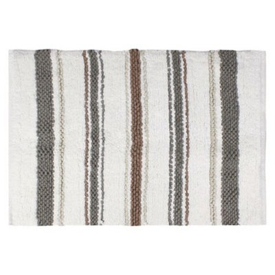 Colorware Stripe Cotton Bath Rug