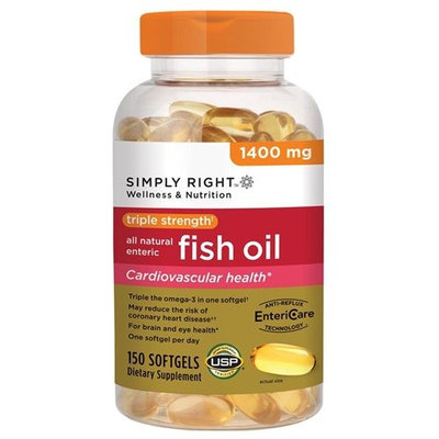 Simply Right Triple Strength Fish Oil 1400mg - 150 ct.