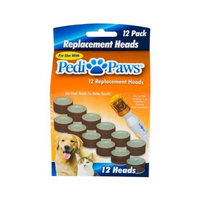 PediPaws Replacement Filing Heads 12 Replacement Heads- As Seen on TV.