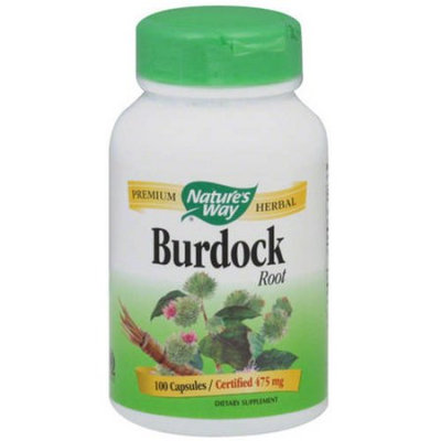 Natures Way Burdock Root Organic, 100 CP