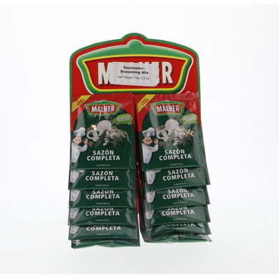Malher Full Sazon - Sazon Completa 12 Units (Pack of 4)