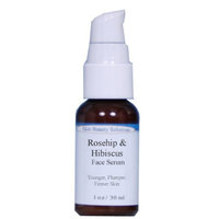 1oz Rosehip & Hibiscus Facial Serum with Vitamins A B C E-Skin Lightening Wrinkles Acne