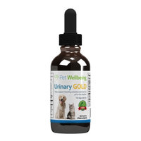 Pet Wellbeing - Urinary Gold for Cats - Natural Support for Feline Urinary Tract Health - 2oz (59ml)