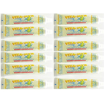 12 Pk VITA-MYR Childrens Xylitol Orange Natural Toothpaste 5.4 Oz