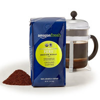AmazonFresh Organic Fair Trade Peru Ground Coffee, Medium Roast, 12 Ounce (Pack of 3)