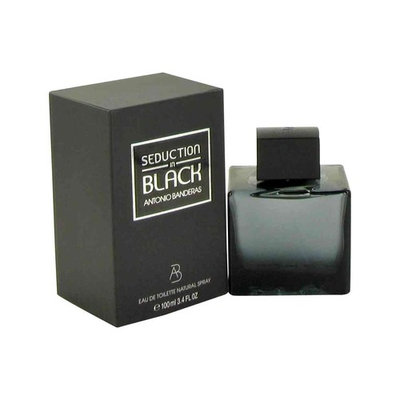 Antoino Banderas Seduction In Black for Men Eau-de-Toilette Spray, 3.4-Ounce