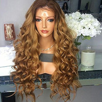 Kerrywigs Grade 10A 200 Density Body Wave Ombre #4/#8 Full Lace Human Hair Wigs For Black Women Glueless Wavy Lace Front Wigs Natural Hairline-30inch full lace wig