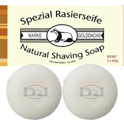 60 gram GOLDDACHS Shaving Soap - Set of 2
