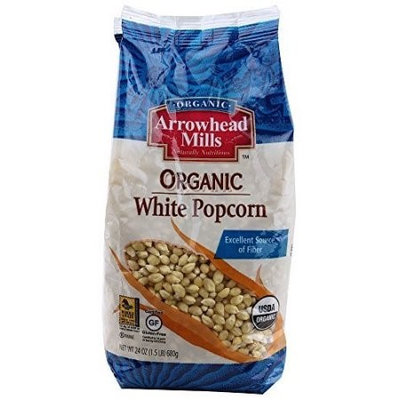 Hain Celestial ArrowHealth Mills Organic Popcorn, White, 24 Oz