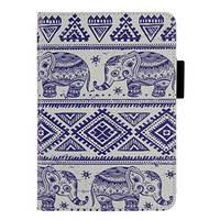 Kindle Fire HD 7, LUNIWEI Painted Leather Stand Cover Case