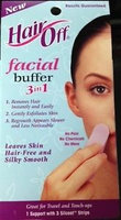 Hair Off Facial Buffer 1.0 kit(pack of 4)