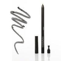 Manna Kadar Caviar Matte Black Jet Set Long Lasting Smudge Resistant Eye Liner Pencil + Sharpener