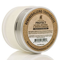 Jade Bloom All Natural REMINERALIZING TOOTHPASTE PROTECT - Natural Whitener & Immunity Booster, Original Flavor