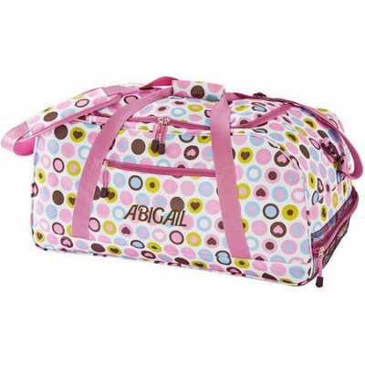 Personalized Playful Print Small Duffle Bag