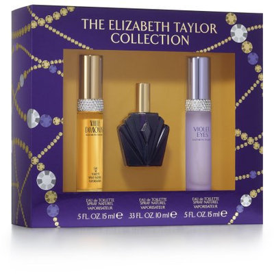 The Elizabeth Taylor Collection Gift Set for Women with Bonus Celebrity Voice Ringtone, 3 pc