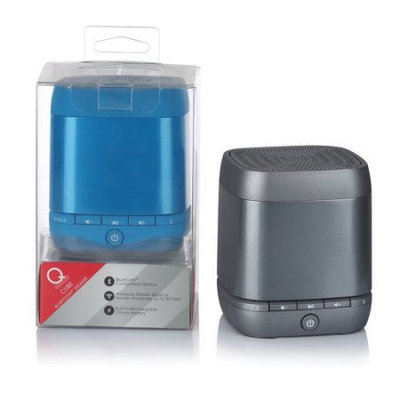 Q Experience QAA14AV004 Cube Mono Bluetooth Speaker - Blue
