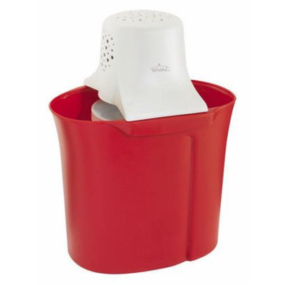 Rival FRRVCB40RD 4 Quart Compact Red Ice Cream, Frozen Yogurt and Dessert Maker