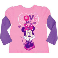 Mickey Mouse & Minnie Mouse Candy & Grape Minnie Mouse Layered Tee - Toddler & Girls