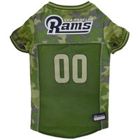 NFL Pets First Camo Pet Football Jersey - Los Angeles Rams