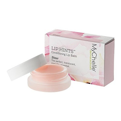 MyChelle Lip Hints Conditioning Lip Balm, 4-in-1 Lip Treatment to Nourish and Hydrate, Sheer, 0.2 fl oz