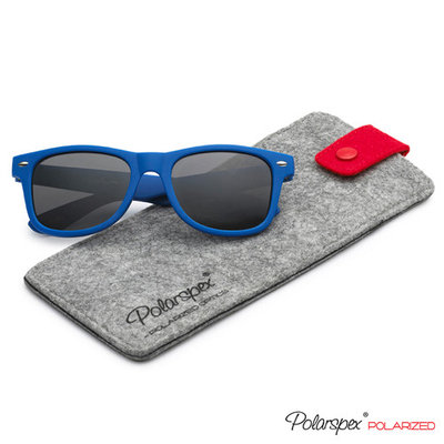 Polarspex Kids Children Boys and Girls Super Comfortable Polarized Sunglasses | Rubberized Frame | 100% UV Protection | Lead Free | Recommended for Ages 5 and Under, Royal Blue / Smoke