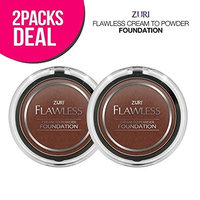 Zuri Flawless Cream to Powder Foundation - Cocoa (Pack of 2)